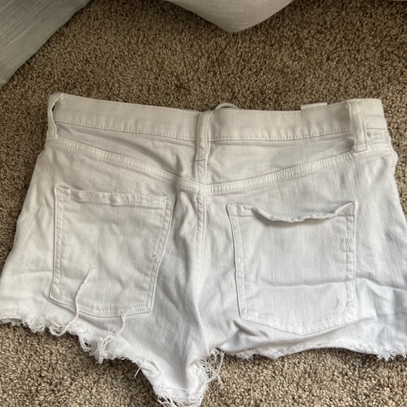 Express White Lace up Shorts - Picture 2 of 3